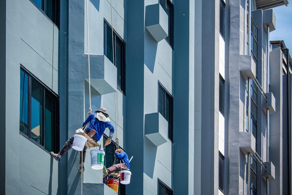 pintura de fachada en edificios