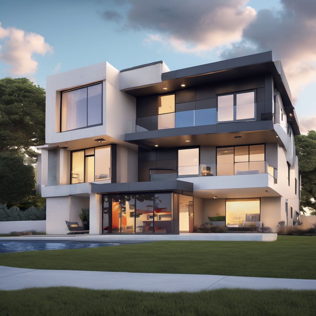 remodelación de fachadas de casas modernas